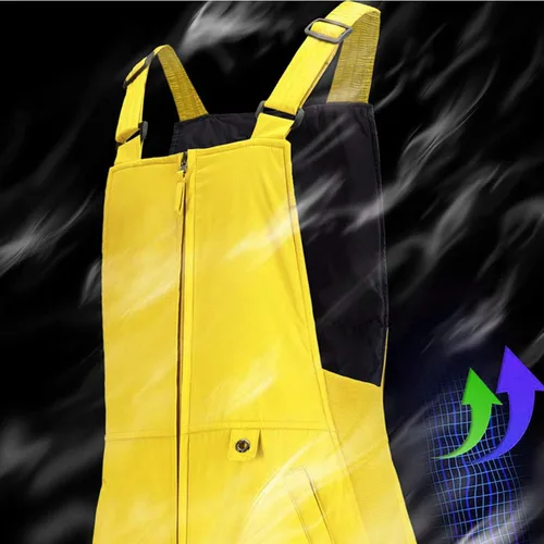 Miniatura 11 de Baberos de nieve para mujer, impermeables, aislados, para esquí, snowboard, invierno, cálidos, overoles, trajes de nieve Ripstop