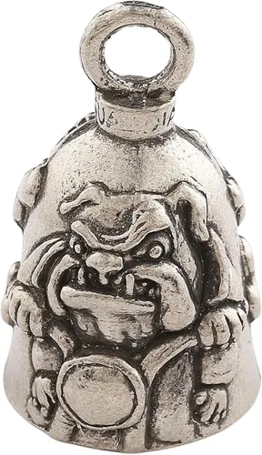 Miniatura 12 de Guardian Bell Good Luck Bell w/Keyring & Black Velvet Bag Motorcycle Bell Lead-Free Pewter Made in USA Phoenix Biker