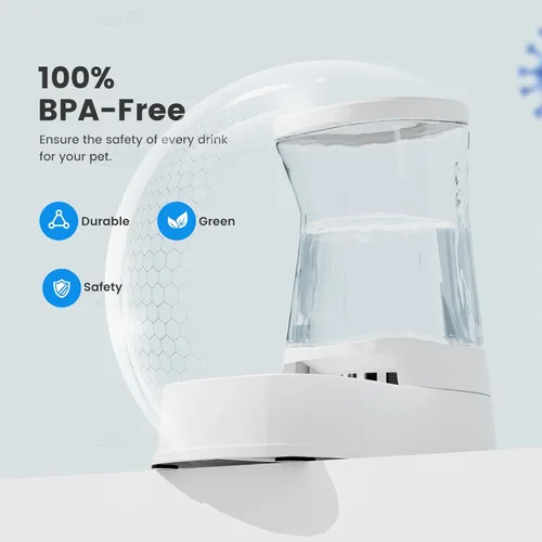 Miniatura 4 de Gardner Pet Dispensador Automático de Agua por Gravedad para Perros, 1.0 Galón 100% Libre de BPA Dispensador de Tazón de Agua para Perros, Fuente