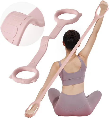 Miniatura 11 de Figure 8 Workout Resistance Band - 3 Elasticities Optional 20 30 40lb, Thicker Durable Arm Back Shoulder Exercise Elastic Rope Yoga Straps Pilates