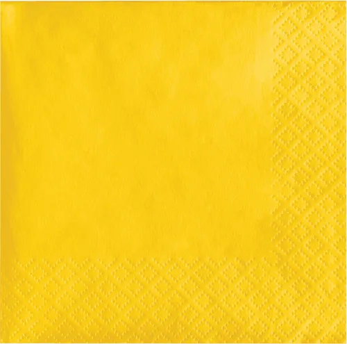 Miniatura 10 de Creative Converting 663276B Toque de color - Servilletas de papel de 2 capas para almuerzo (50 unidades), dorado brillante, 16.5 cm x 16.5 cm Oro