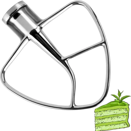 Batidor plano K45B accesorio de acero inoxidable K45B mezclador de cocina de acero inoxidable apto perfectamente para batidora de soporte de cabeza