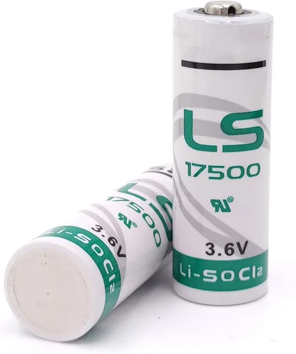 Miniatura 2 de 5 baterías de litio LS17500 (ER17500) de 3.6 voltios A (3600 mAh) de repuesto para respaldo de emergencia LS17500