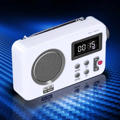 Miniatura 8 de UXELY Altavoz de ducha - Radio AM/FM con pantalla LCD, estéreo portátil con puerto para auriculares para el hogar, playa, bañera de hidromasaje, baño