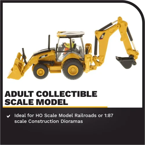 Miniatura 3 de Diecast Masters Retroexcavadora Caterpillar 450E 1:87 - Serie HO 85263