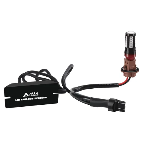 Miniatura 6 de Alla Lighting Decodificadores LED para antiparpadeo Fix Luces de señal de giro Bombillas Hyper Flash Resistor Adaptador Arnés Kits/Fix Error Free