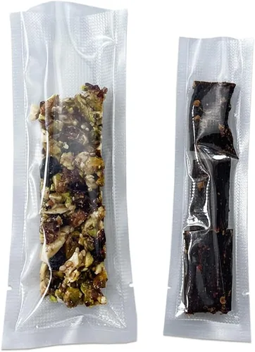 Paquete de 100 bolsas transparentes al vacío de 1.57 x 5.9 pulgadas (tamaño interior de 1.18 x 5.5 pulgadas) para Food Saver bolsa selladora al