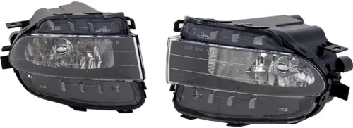 Para Lexus GS350/GS450h 2007 08 09 10 2011 Luz antiniebla lado del pasajero y del conductor | Par | Lente transparente | Reemplazo para LX2595107,