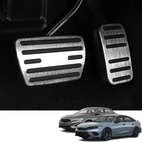 Miniatura 9 de Accesorios interiores personalizados para Acura ILX/RDX/TLX/MDX Honda Civic EX/LX/EX-L CR-V Odyssey Passport Pilot Ridgeline, cubierta del pedal