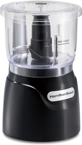 Miniatura 8 de Hamilton Beach - Picador de verduras eléctrico y mini procesador de alimentos, 3 tazas, 350 vatios, para picar, cortar y hacer puré, negro (72850)