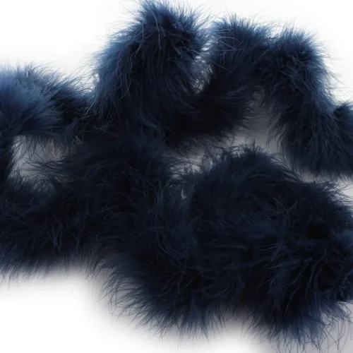 Miniatura 10 de HairBow Center LLC Boa de plumas de marabú flaco - 2 yardas - Negro