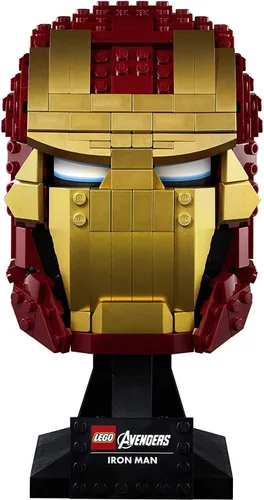 Miniatura 5 de Casco de Iron Man de LEGO Marvel Avengers 76165; Máscara de Iron Man de ladrillo para adultos para construir y exhibir, desafío creativo