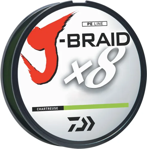 Miniatura 9 de Línea Trenzada Redonda Tejida de 8 Hilos Daiwa J-Braid 300M