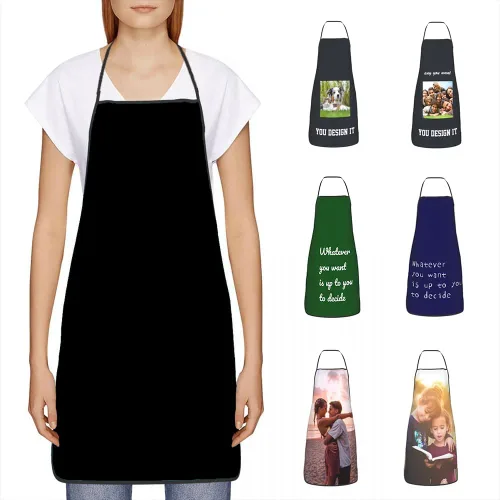 Miniatura 40 de Delantal Personalizado, Diseña Tu Propio Delantal de Cocina para Cocinar, Sube Tus Fotos Favoritas Logo, Añade Cualquier Nombre o Texto