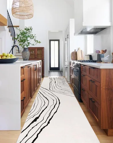 Miniatura 30 de GLN Rugs Contemporary Collection - Alfombra de felpilla lavable a máquina, contemporánea, antideslizante, de pelo corto, alfombra de felpilla
