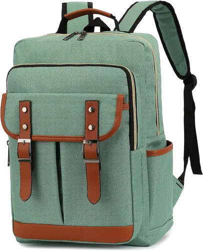 NEOREAL Mochila vintage para computadora portátil, para viajes, universidad, mochila casual de moda para profesores para mujeres y hombres, se