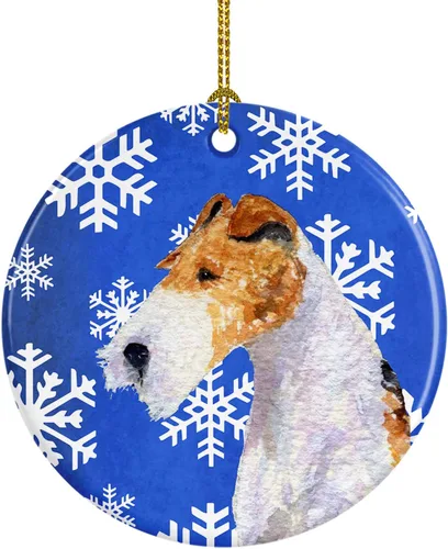 Miniatura 91 de Caroline's Treasures Cavalier Spaniel - Adorno de cerámica para colgar en el árbol de Navidad, para el hogar, Navidad, fiestas, regalo, 3 pulgadas