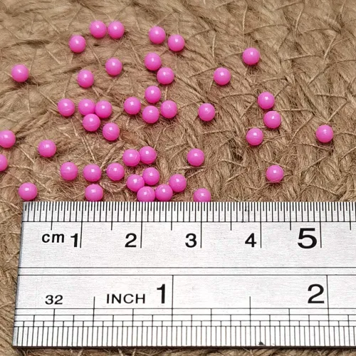 Miniatura 2 de Chenkou Craft 3000 unidades, 1 caja, 15 colores, redondas, perlas de imitación, sin agujero, cuentas sueltas sólidas (mezcla, 0.118 pulgadas)