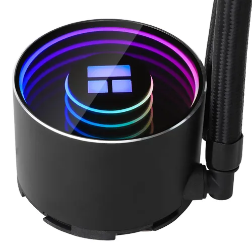 Miniatura 2 de Thermalright Frozen Notte 120 ARGB - Enfriador de CPU líquido negro con ventilador ARGB de 120 mm y PWM - Hasta 2000 RPM, para AMD/AM4/AM5, Intel