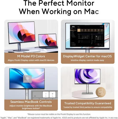 Miniatura 3 de ASUS ProArt Display Monitor profesional de 24" 16:10 (PA248QFV) - IPS, WUXGA (1920 x 1200), 100% sRGB, precisión de color ΔE < 2, Calman verificado