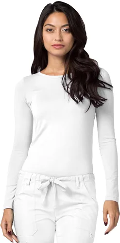 Miniatura 2 de Adar Underscrubs - Camiseta de manga larga para mujer, paquete de 3