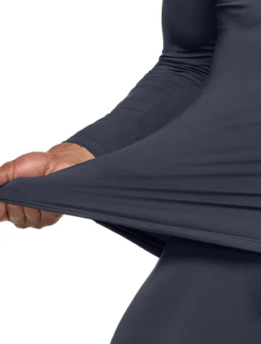 Miniatura 5 de TSLA Conjunto de ropa interior térmica para hombre, pantalones largos con forro polar suave, capa base cálida de invierno, parte superior e inferior