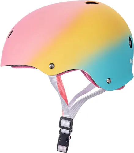 Miniatura 14 de Triple Eight Casco certificado Sweatsaver para patineta, BMX, Roller Derby, patinaje sobre ruedas, patinaje en línea, scooter y bicicleta Carbon