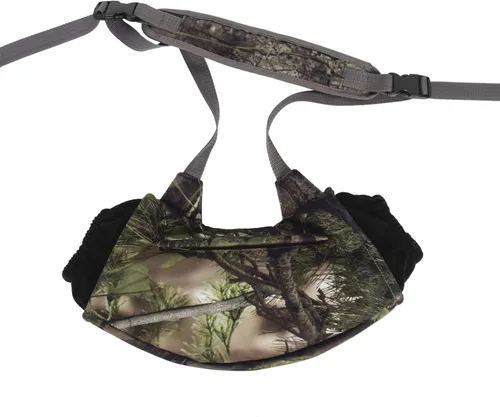 Miniatura 3 de Calentador de mano de forro polar para exteriores, aislamiento Thinsulate de camuflaje para exteriores, se adapta a la caza con mosca, pesca con Gris