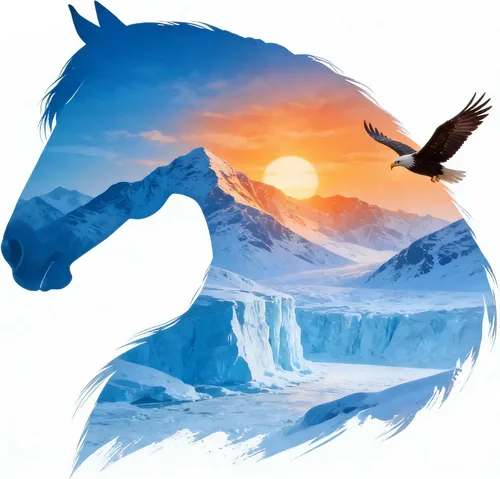 VISIAIP Kit de pintura artística de caballo con diamantes para adultos, 5D de bricolaje completo con diamantes redondos, diseño de paisaje de
