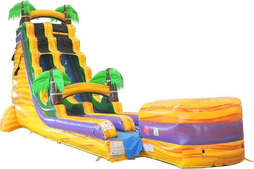 Miniatura 32 de TentandTable Tobogán acuático inflable para niños y adultos, diversión acuática gigante de grado comercial, incluye soplador de aire eléctrico, 35