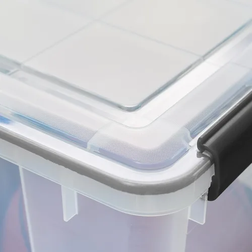 Miniatura 7 de IRIS USA WEATHERPRO - Caja de almacenamiento de 156 cuartos de galón con tapa de sello de junta, sin BPA, fabricada en Estados Unidos, contenedores