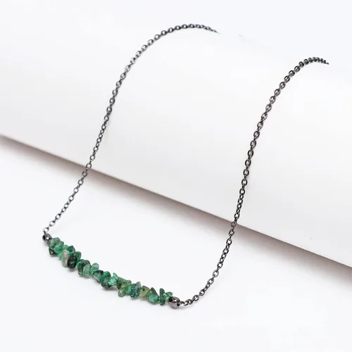 Miniatura 4 de Gempires - Collar de barra de chips naturales, cristales curativos de energía, regalo de cumpleaños, regalo para ella, joyería de piedras preciosas