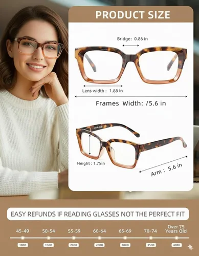 Miniatura 2 de JOLISU - Paquete de 5 lentes de lectura para mujeres, lentes de computadora con bloqueo de luz azul, bisagra de resorte