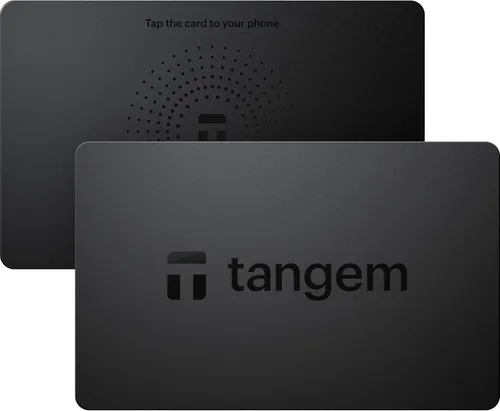 TANGEM Paquete de 2 Carteras - Cartera Segura para Criptomonedas - Almacenamiento en Frío Confiable para Bitcoin, Ethereum, NFT y Más Monedas -