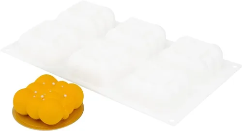 Miniatura 30 de Pastry Tek - Moldes para paletas de 4 cavidades, 10 moldes rectangulares para tartas, flexibles, congelables, de silicona blanca, fáciles
