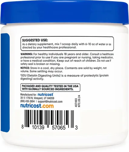 Miniatura 4 de Nutricost Polvo de Bromelaína 4 OZ - Sin OMG, apto para vegetarianos y sin gluten