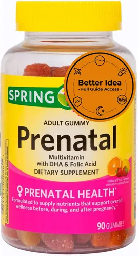 Gomitas multivitamínicas prenatales con DHA y ácido fólico, 90 unidades, suministro para 45 días, apoyo diario de bienestar prenatal antes, durante