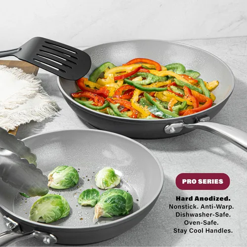 Miniatura 6 de Granitestone Pro - Juego de ollas y sartenes de cerámica antiadherente de 13 piezas con 5 utensilios, revestimiento de diamante y mineral, exterior
