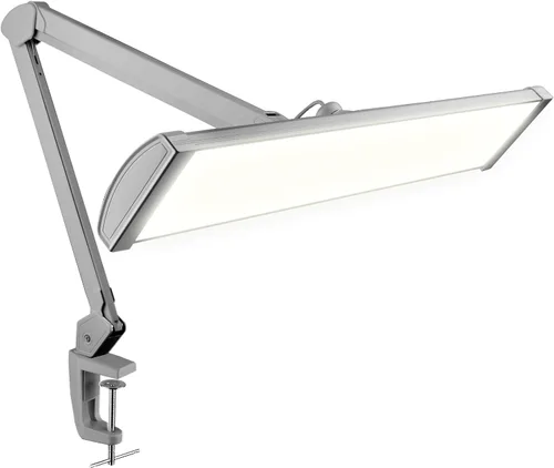 Neatfi Lámpara de escritorio LED de 3,500 lúmenes, luz de tarea regulable de 45 W, temperatura de color ajustable, 3 modos de luz, 540 LED SMD,