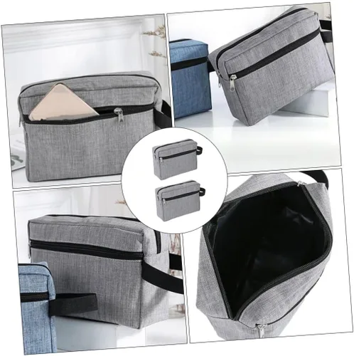 Miniatura 5 de Beavorty Bolsa de almacenamiento para hombre, bolsa de aseo para hombre, bolsa organizadora de maquillaje de viaje, bolsas de viaje para maleta