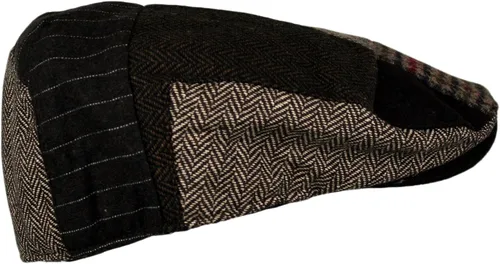 Miniatura 4 de Wonderful Fashion Sombrero de conducción de taxista de tweed de lana de espiga para hombre