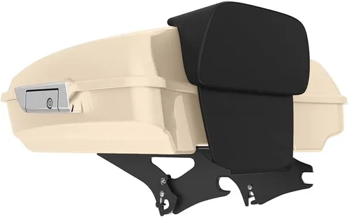 Miniatura 203 de King Tour Pack para Harley Alpine Green, cierre de paquete turístico, portaequipajes superior, soporte de montaje negro, placa de metal para Harley
