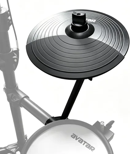 Miniatura 2 de Juego de platillos electrónicos para expansión de batería eléctrica 10 inch Dual-zone Triggering Cymbal With Choking Function, Arm/Clamp and 6.5ft