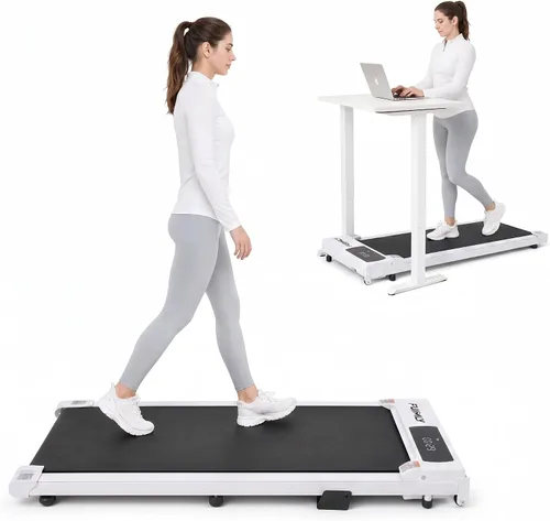 Miniatura 9 de Cinta de Caminar Portátil con Capacidad de 300 Libras, Cintas de Correr Portátiles para Casa y Oficina, Cinta de Correr Bajo el Escritorio