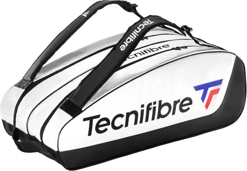 Tecnifibre Tour Endurance Serie de bolsas de tenis/squash (RS, BLANCO, MARINO) - La mejor bolsa impermeable y resistente a los rayos UV