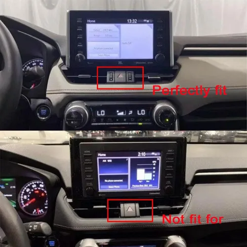 Miniatura 5 de BEERTE Soporte de teléfono para Toyota RAV4 2025-2019 Soporte de teléfono celular RAV4 XLE Premium AWD, Adventure, XSE Hybrid, Limited Hybrid