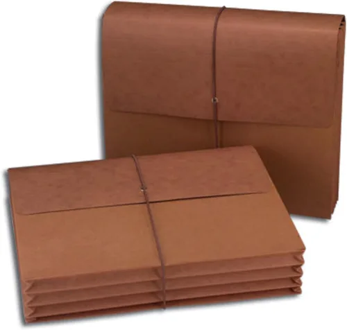 Miniatura 3 de Smead Redrope - Cartera expansible con solapa y cierre de cordón, expansión de 5-1/4 pulgadas, tamaño carta, 10 por caja (71009)