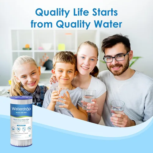 Miniatura 8 de Waterdrop FXHSC - Filtro de agua para toda la casa, repuesto para GE® FXHSC, GXWH40L, GXWH35F, American Plumber W50PEHD, W10-PR, Culligan® R50-BBSA