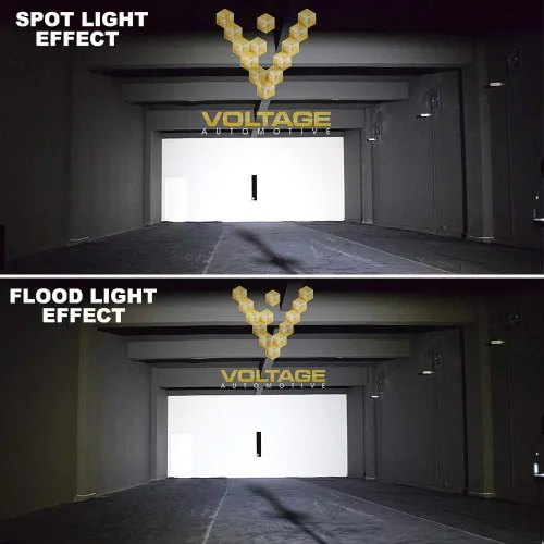 Miniatura 2 de Voltage Automotive - Focos LED de 4" 27W, luz redonda de trabajo, 6000K, para tractor, excavadora, UTV, carrito de golf, barco, camión todoterreno
