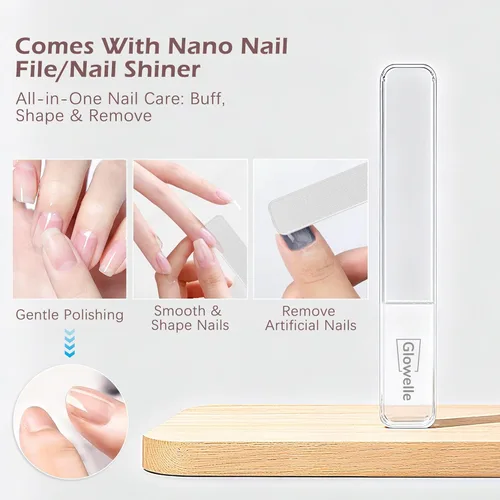 Miniatura 4 de Glowelle Removedor eléctrico de callos de pies, removedor eléctrico de callos para pies, kit de herramientas de pedicura portátil recargable, Rosa